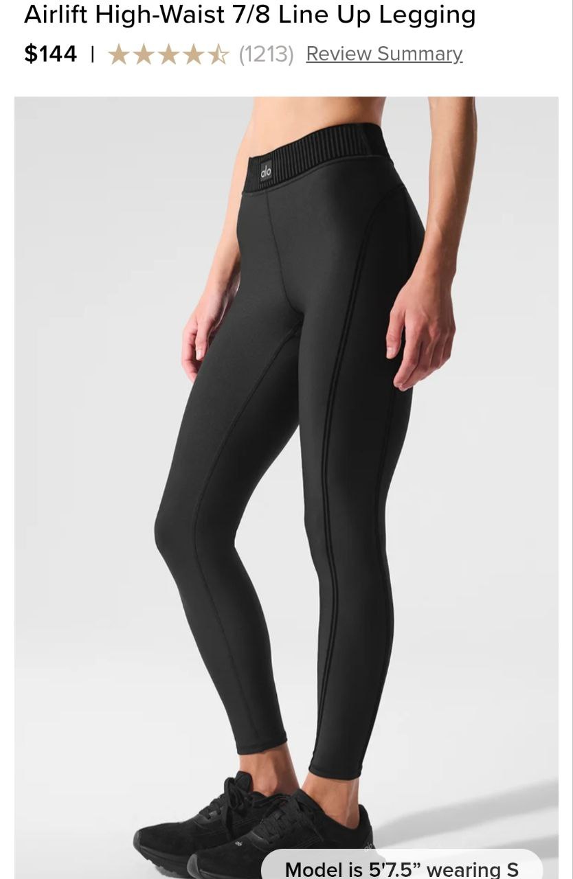 Airlift High-Waist 7/8 Line Up Legging
