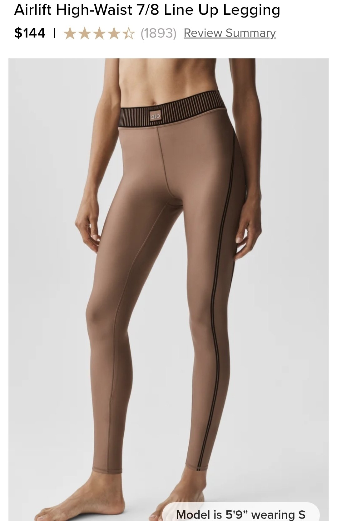 Airlift High-Waist 7/8 Line Up Legging