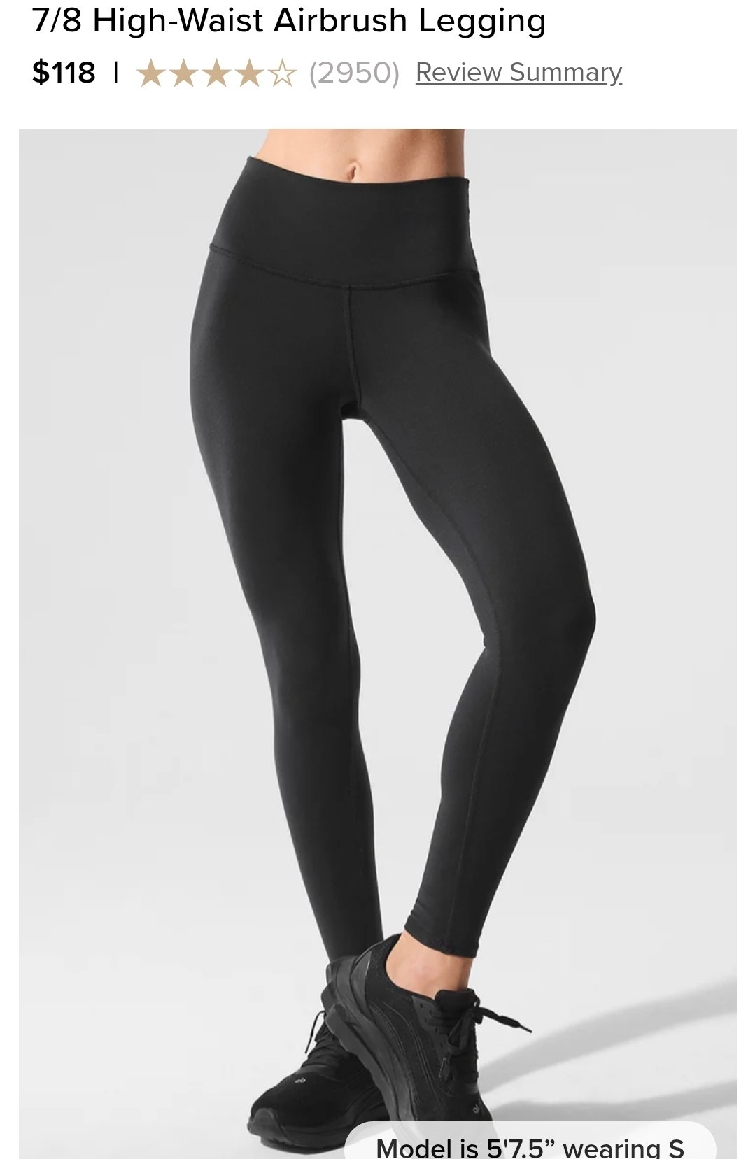 7/8 High-Waist Airbrush Legging