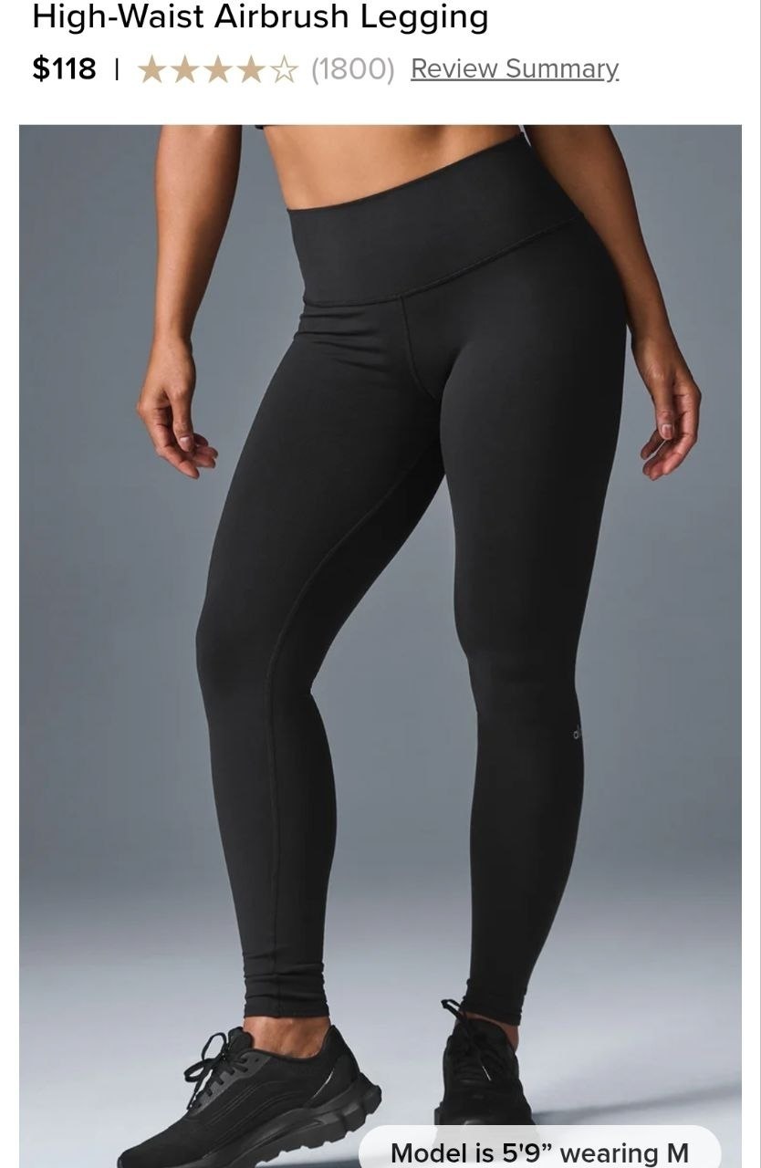 High-Waist Airbrush Legging