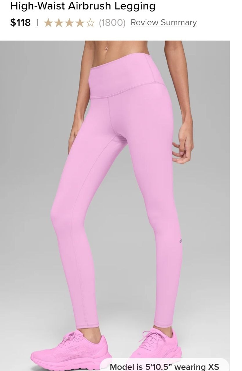 High-Waist Airbrush Legging