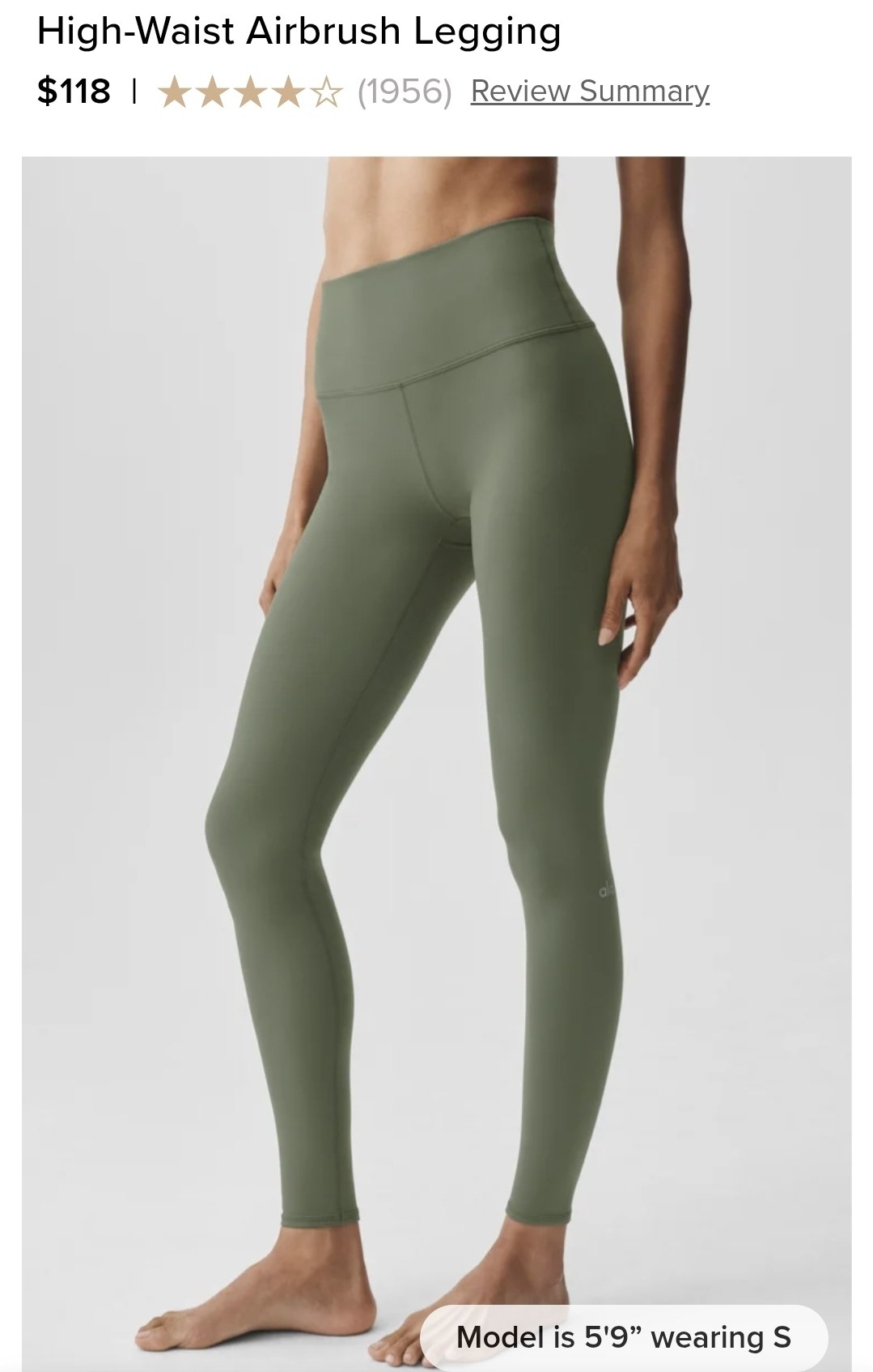 High-Waist Airbrush Legging