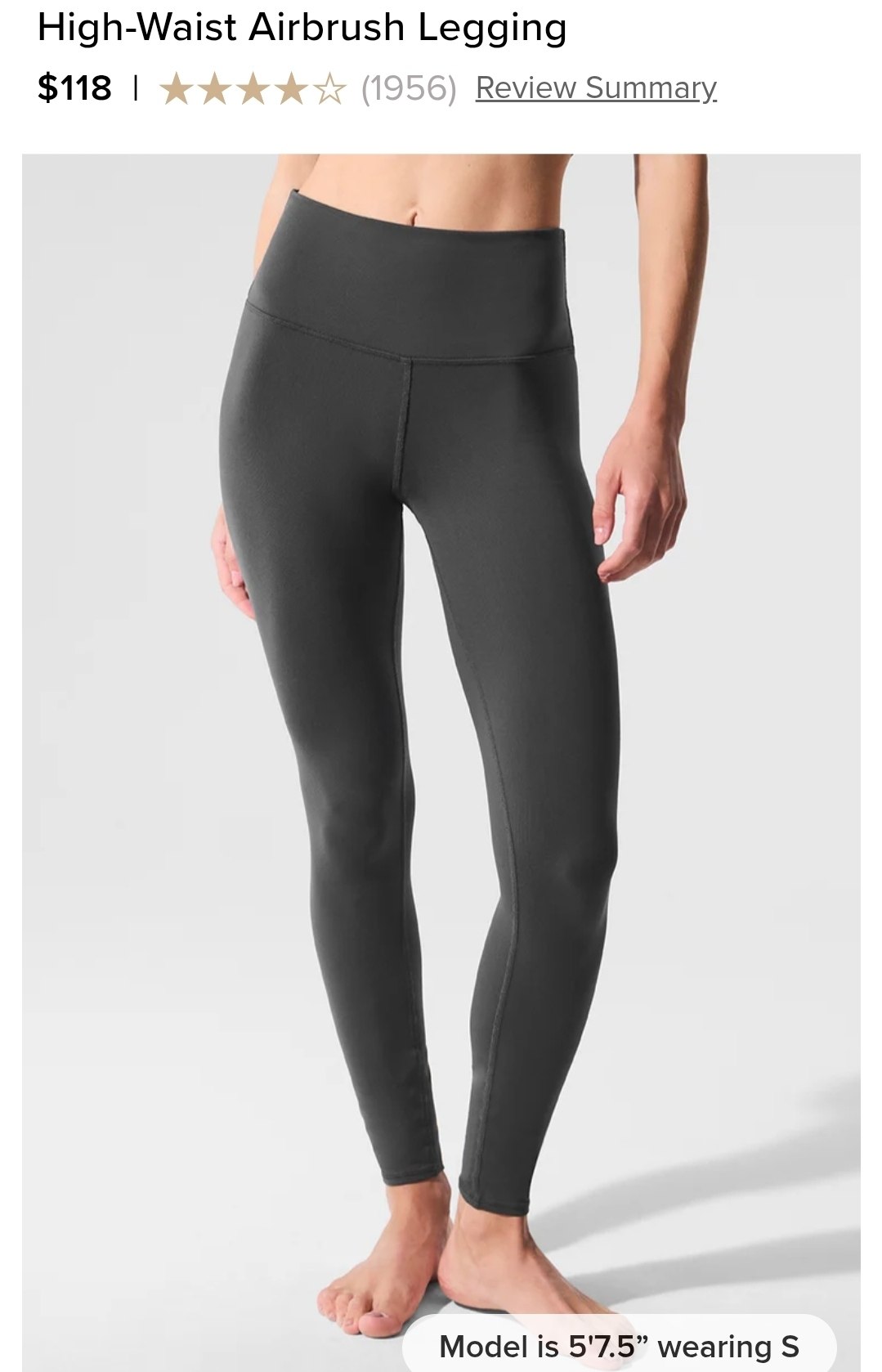 High-Waist Airbrush Legging