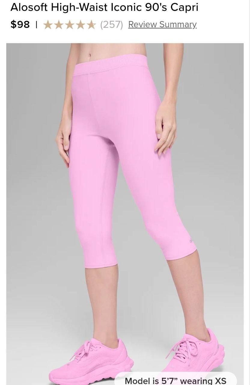 Alosoft High-Waist Iconic 90's Capri