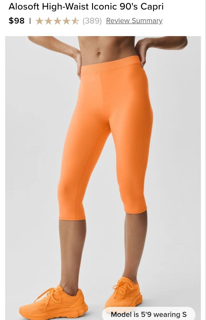 Alosoft High-Waist Iconic 90's Capri