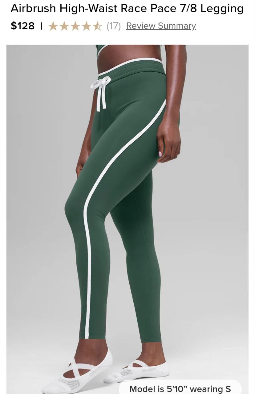 Airbrush High-Waist Race Pace 7/8 Legging
