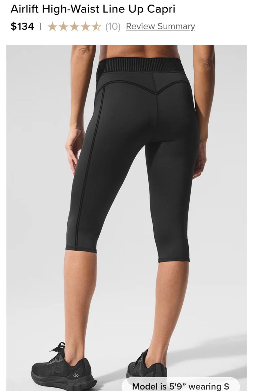 Airlift High-Waist Line Up Capri