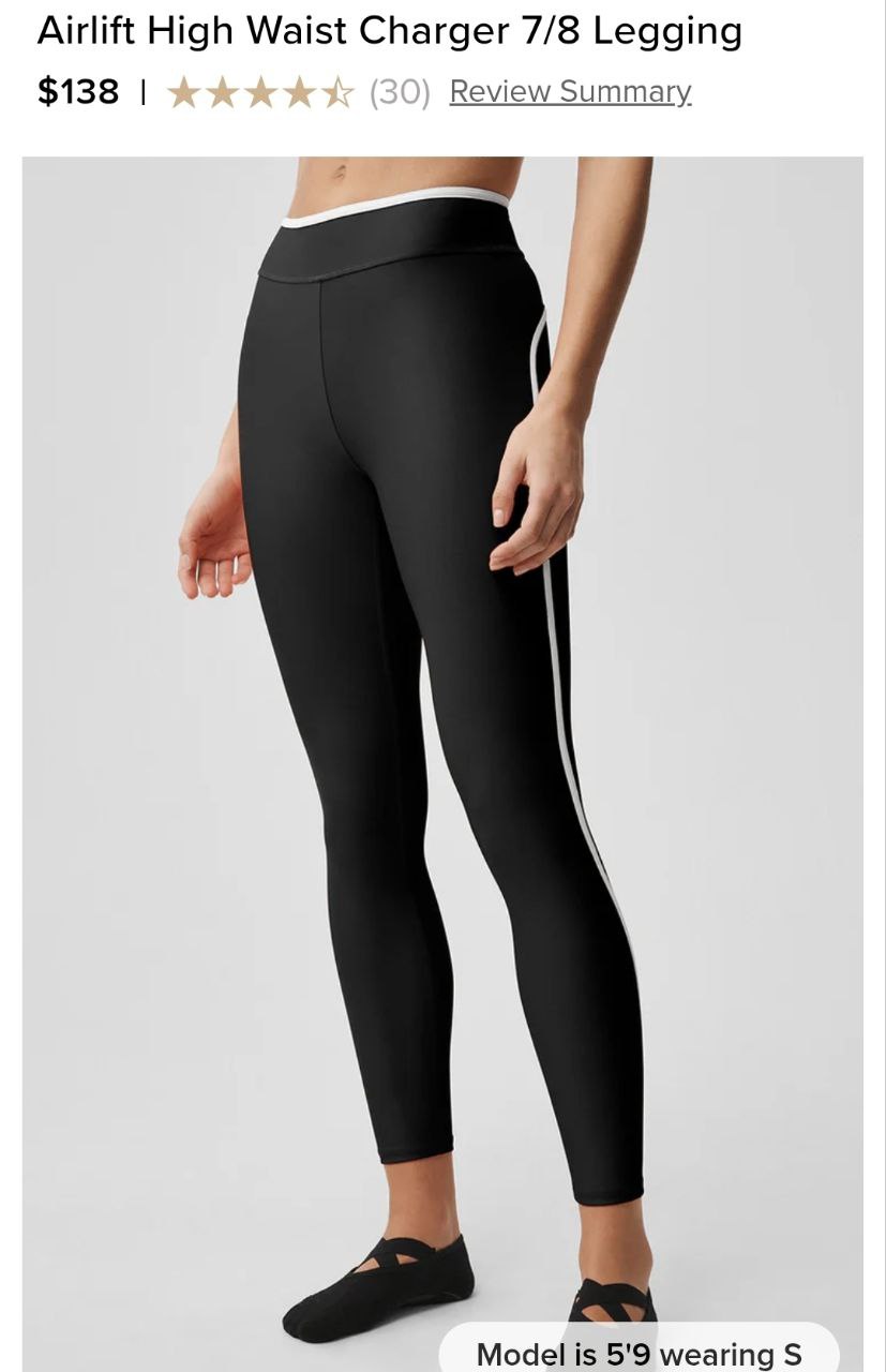 Airlift High Waist Charger 7/8 Legging