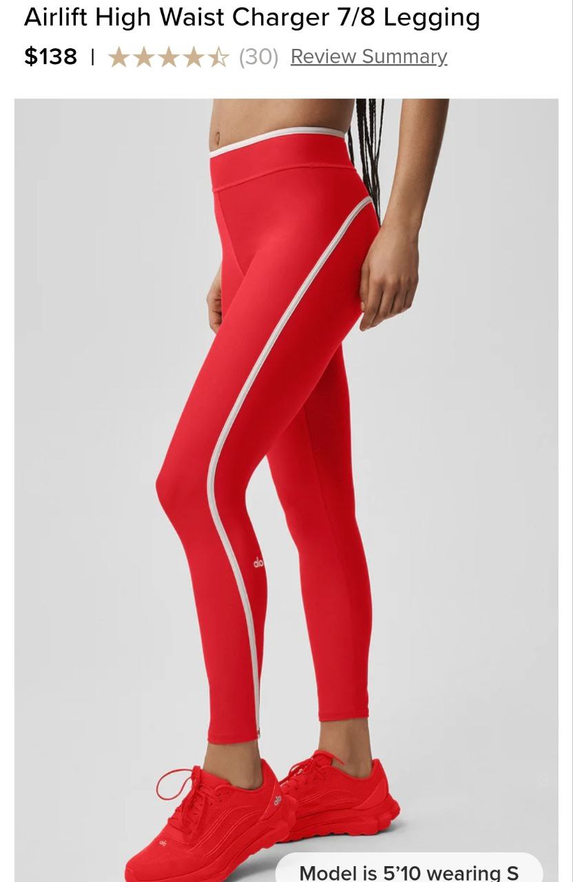 Airlift High Waist Charger 7/8 Legging