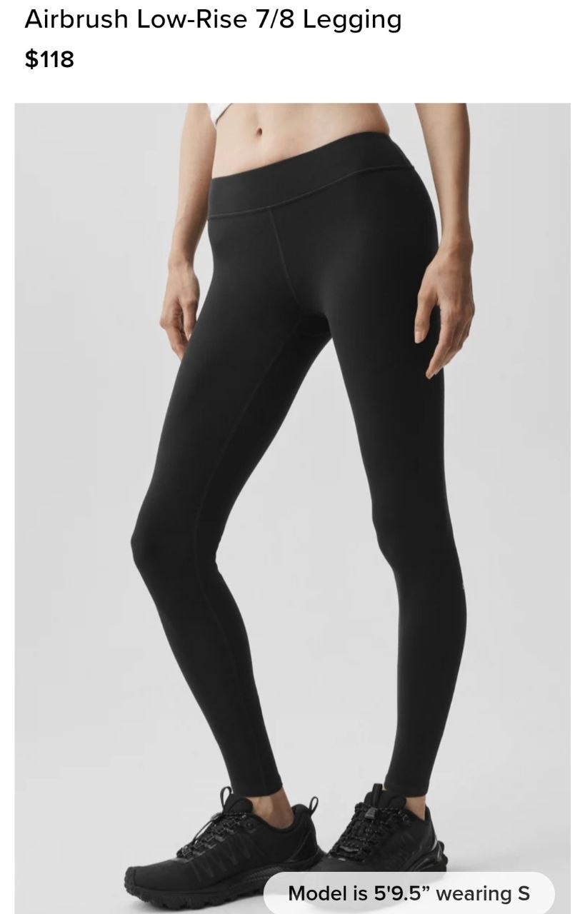 Airbrush Low-Rise 7/8 Legging