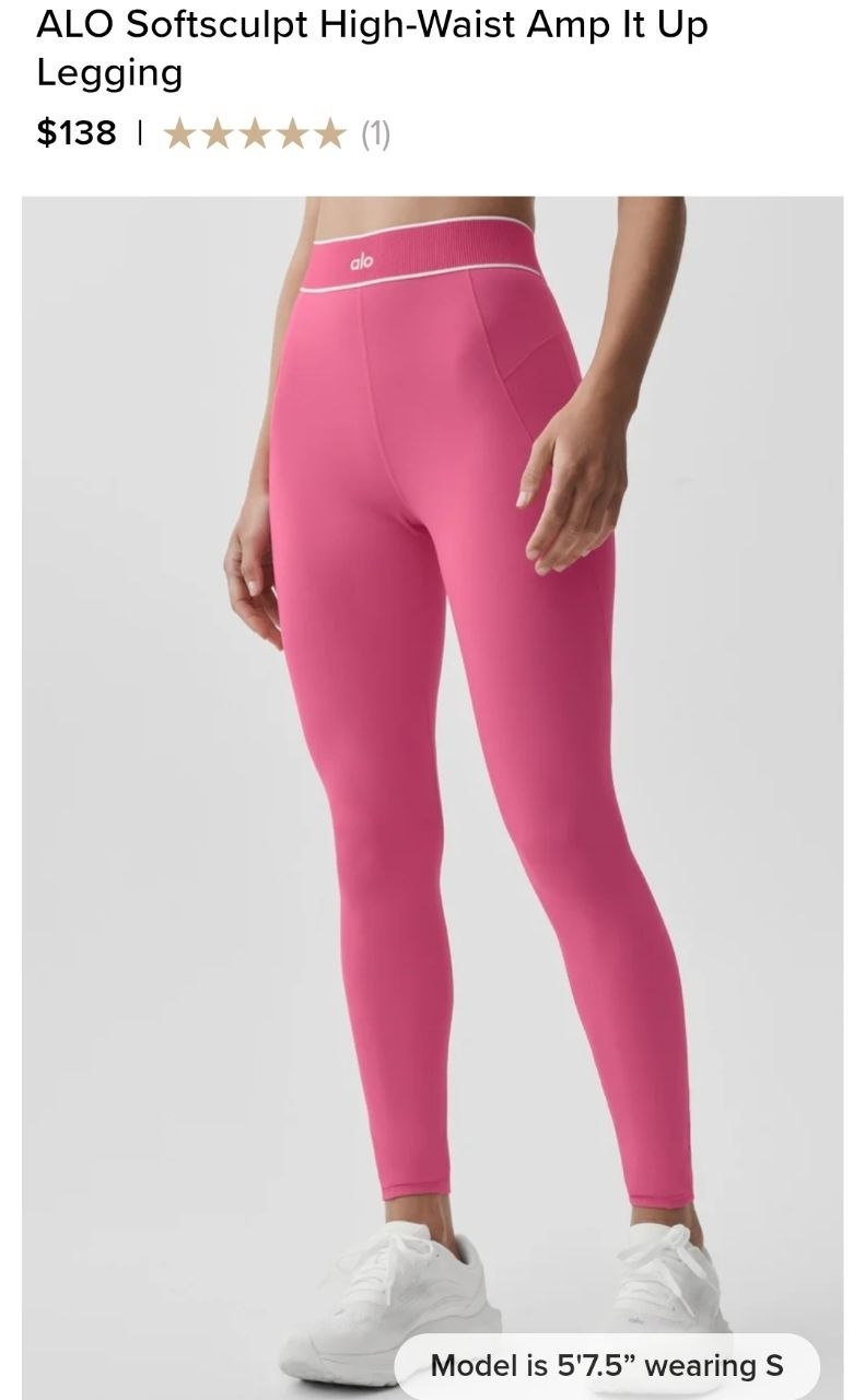 ALO Softsculpt High-Waist Amp It Up Legging