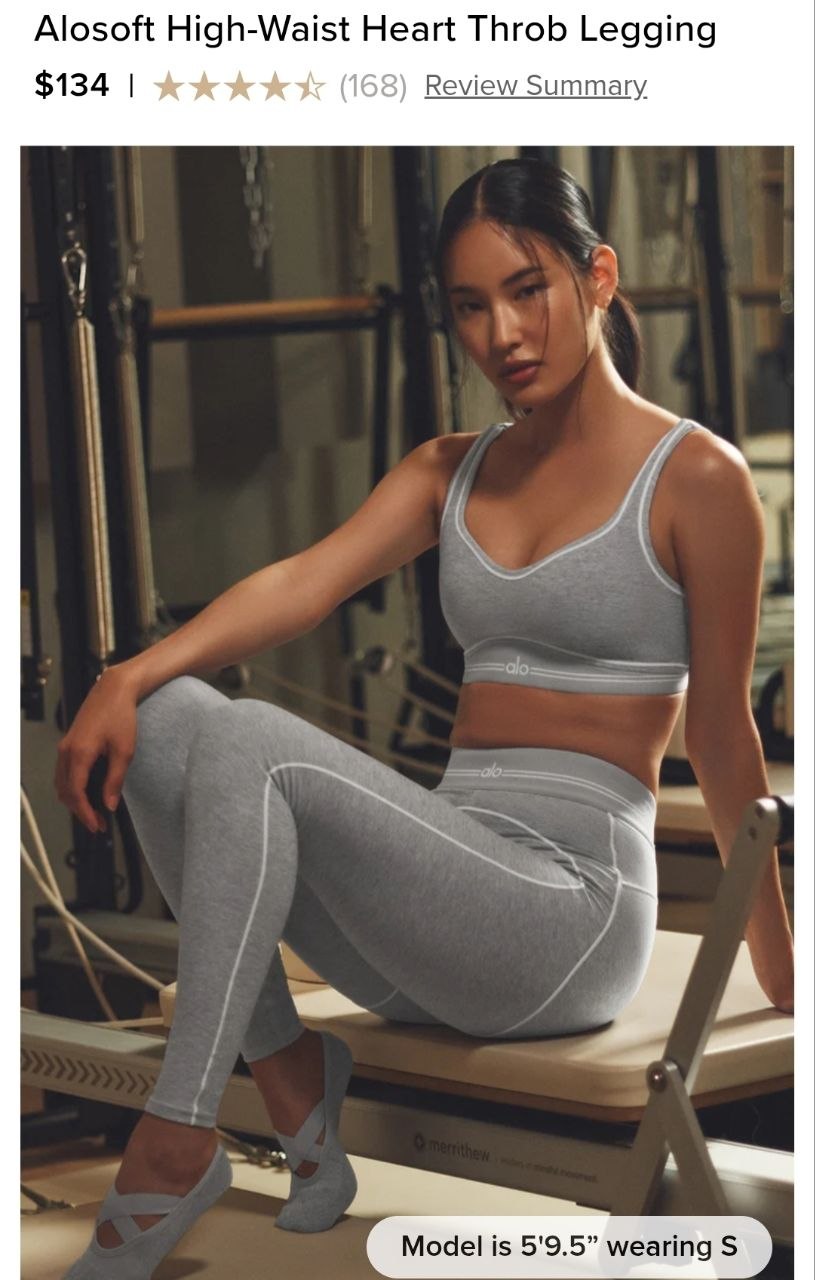 Alosoft High-Waist Heart Throb Legging
