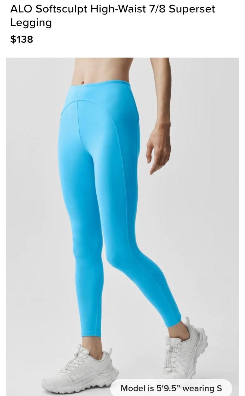 ALO Softsculpt High-Waist 7/8 Superset Legging