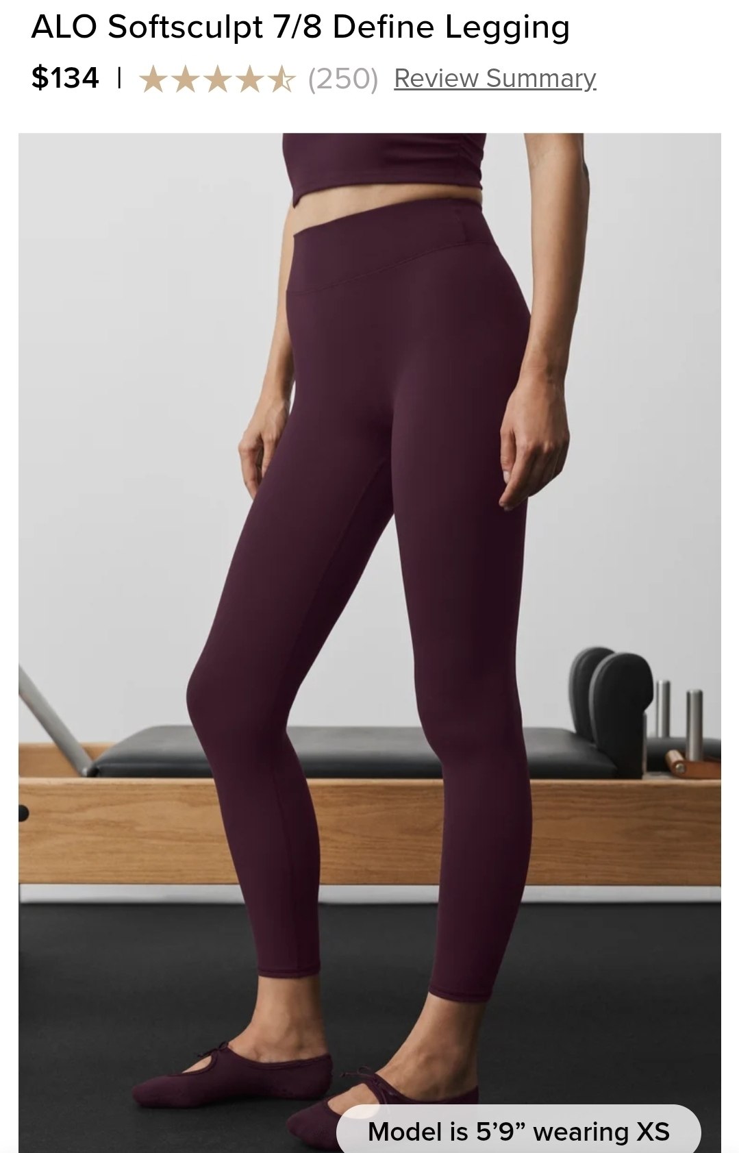 ALO Softsculpt 7/8 Define Legging