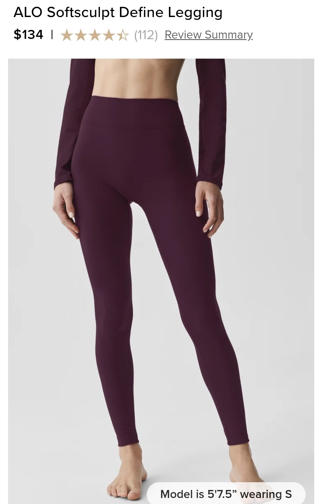 ALO Softsculpt Define Legging