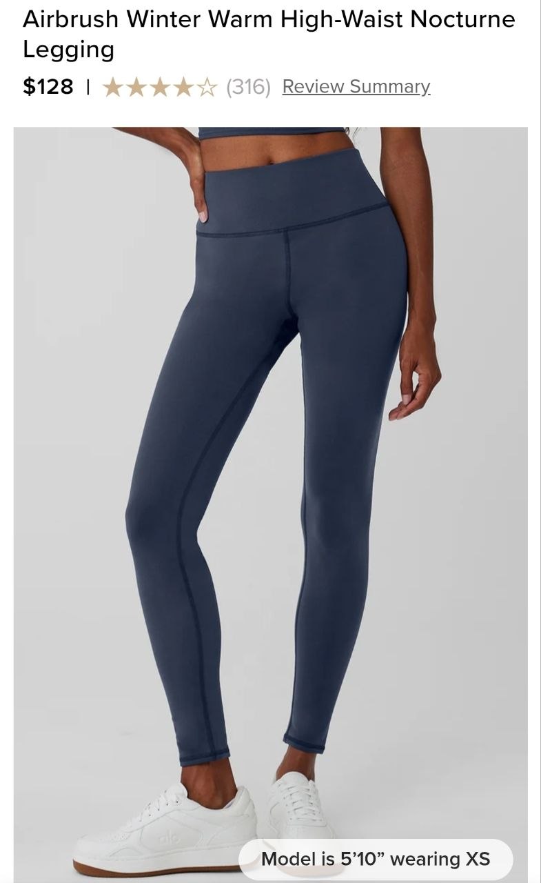 Airbrush Winter Warm High-Waist Nocturne Legging