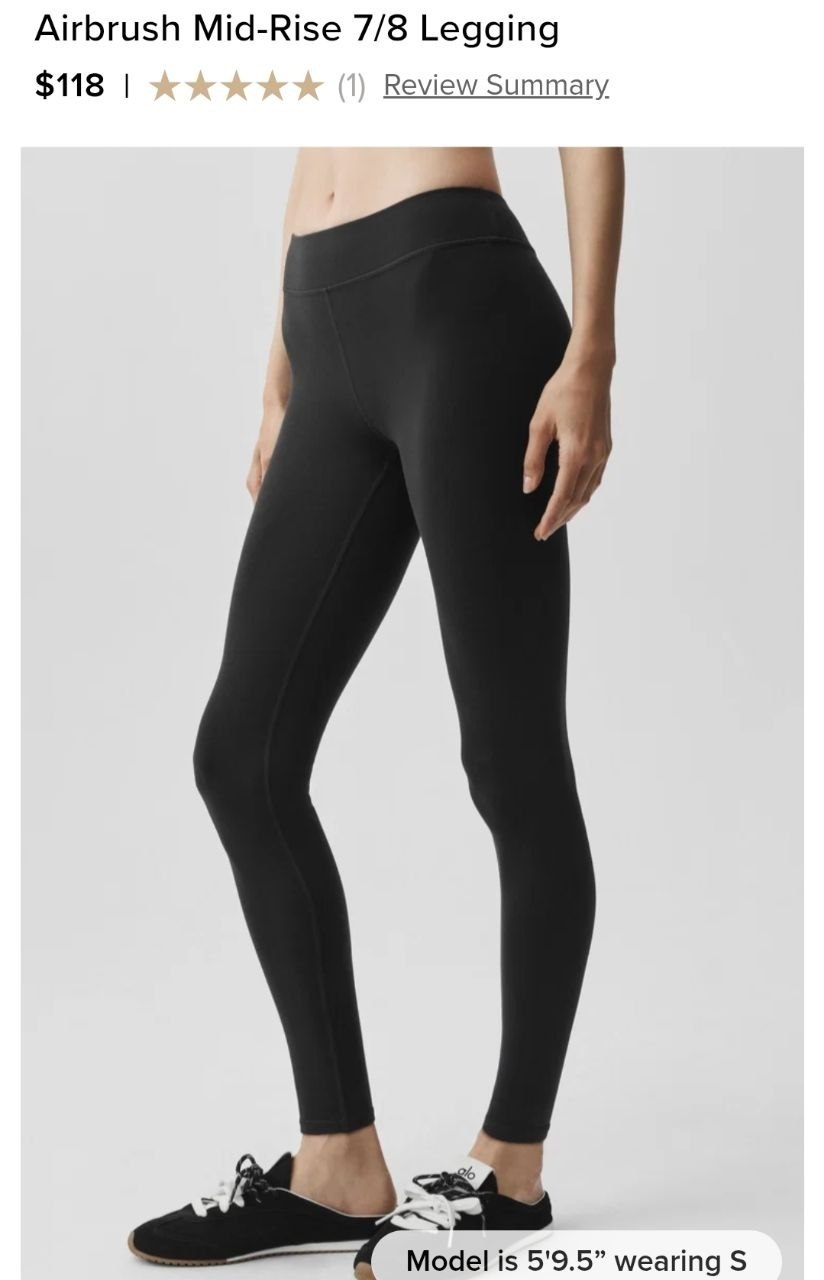 Airbrush Mid-Rise 7/8 Legging