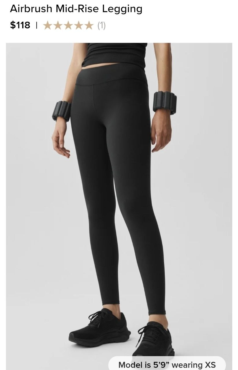 Airbrush Mid-Rise Legging