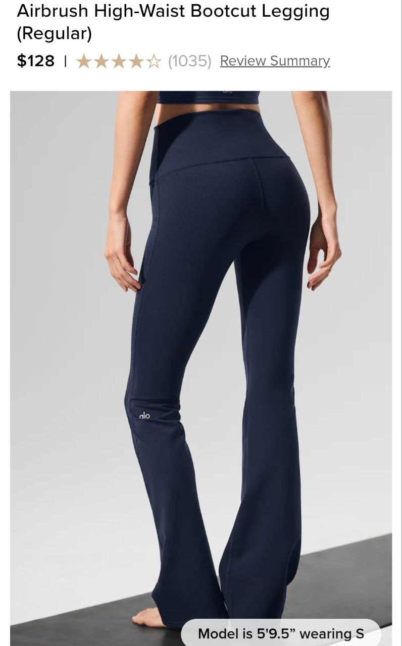 Airbrush High-Waist Bootcut Legging (Regular)