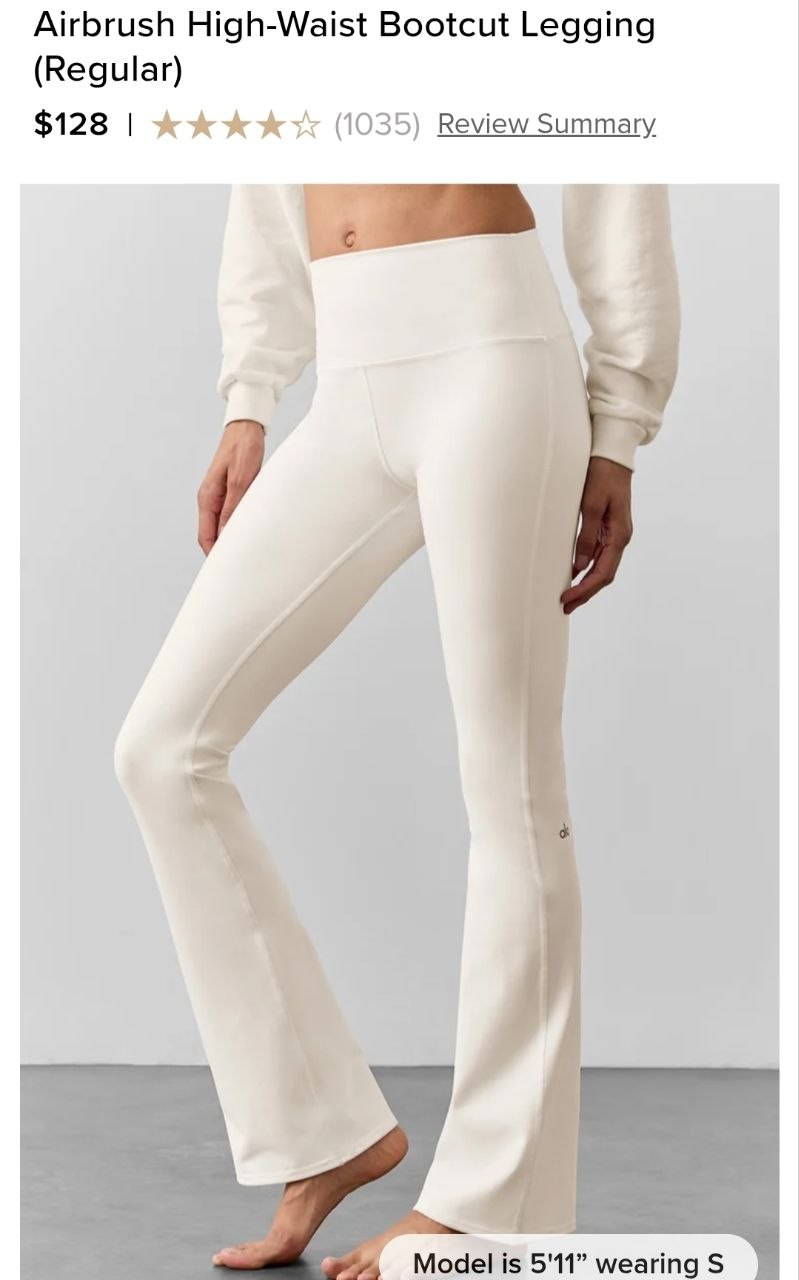 Airbrush High-Waist Bootcut Legging (Regular)