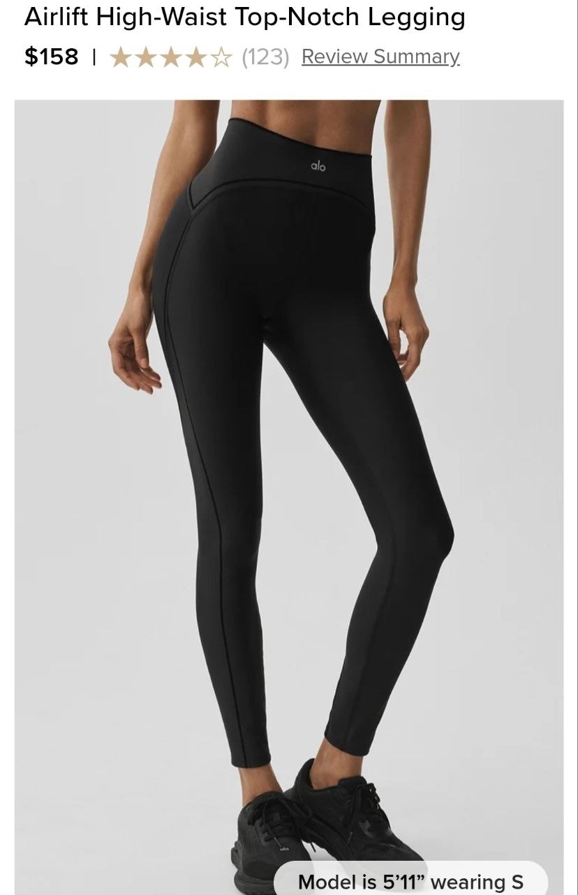 Airlift High-Waist Top-Notch Legging