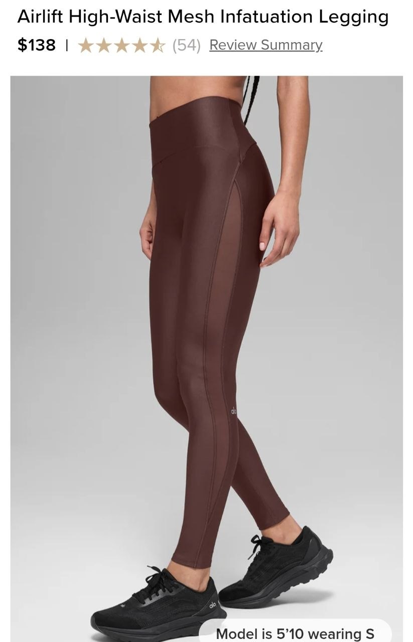 Airlift High-Waist Mesh Infatuation Legging