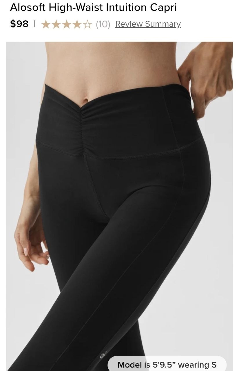 Alosoft High-Waist Intuition Capri
