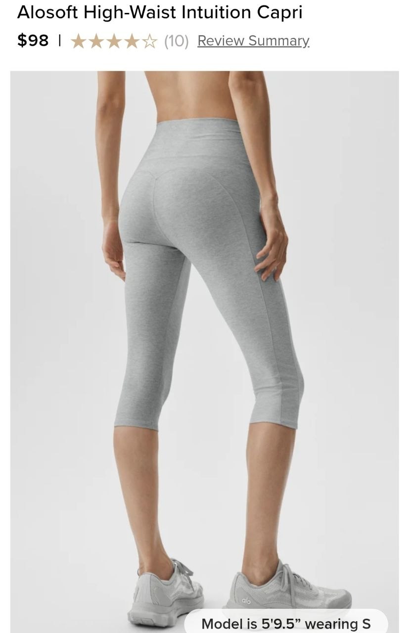 Alosoft High-Waist Intuition Capri