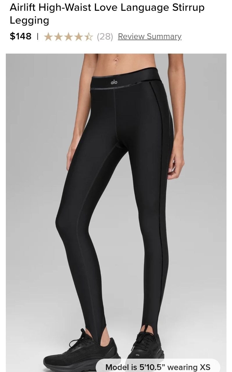 Airlift High-Waist Love Language Stirrup Legging