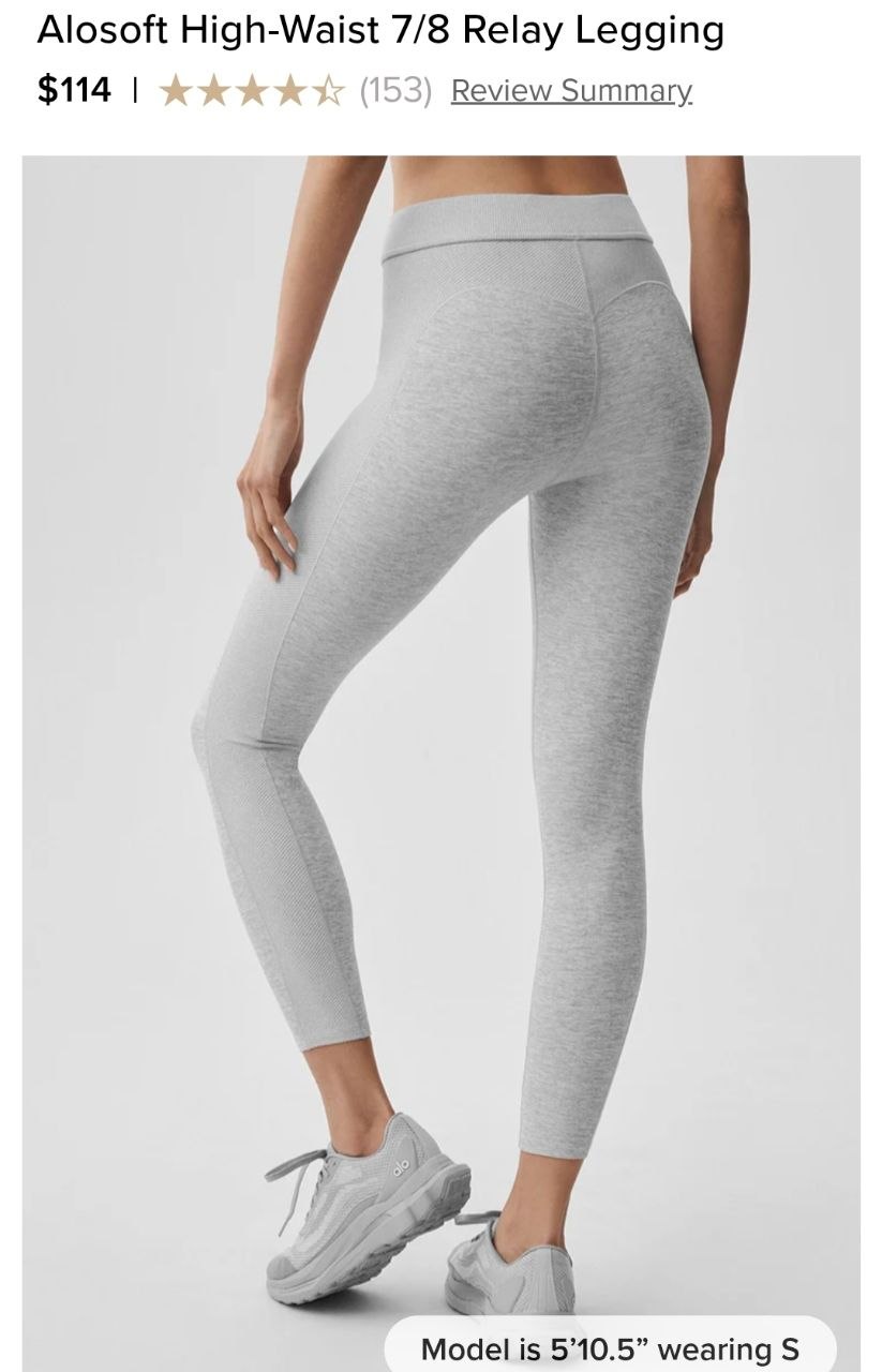 Alosoft High-Waist 7/8 Relay Legging
