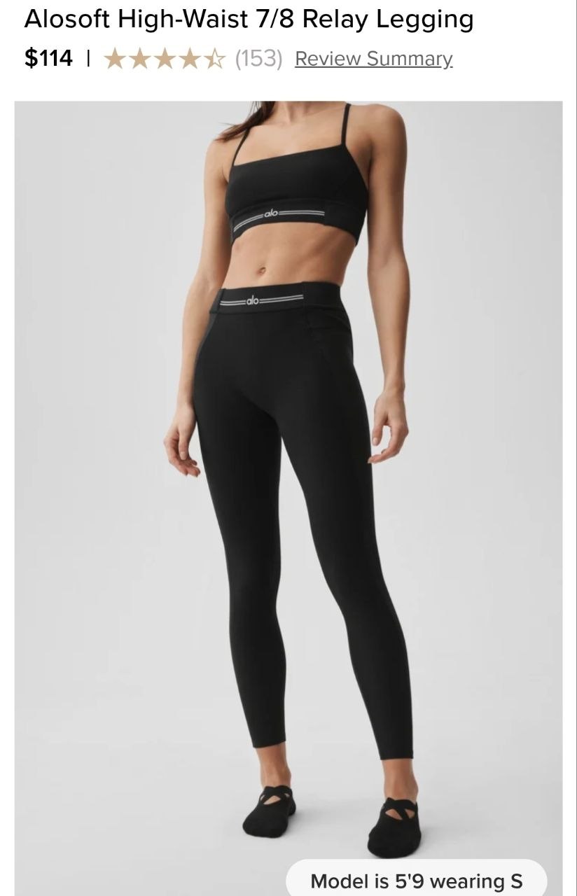 Alosoft High-Waist 7/8 Relay Legging