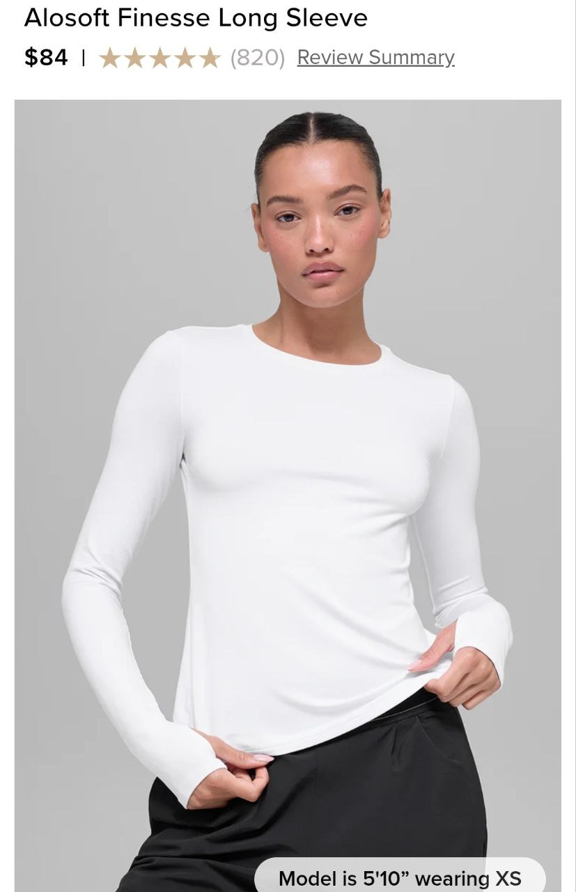 Alosoft Finesse Long Sleeve