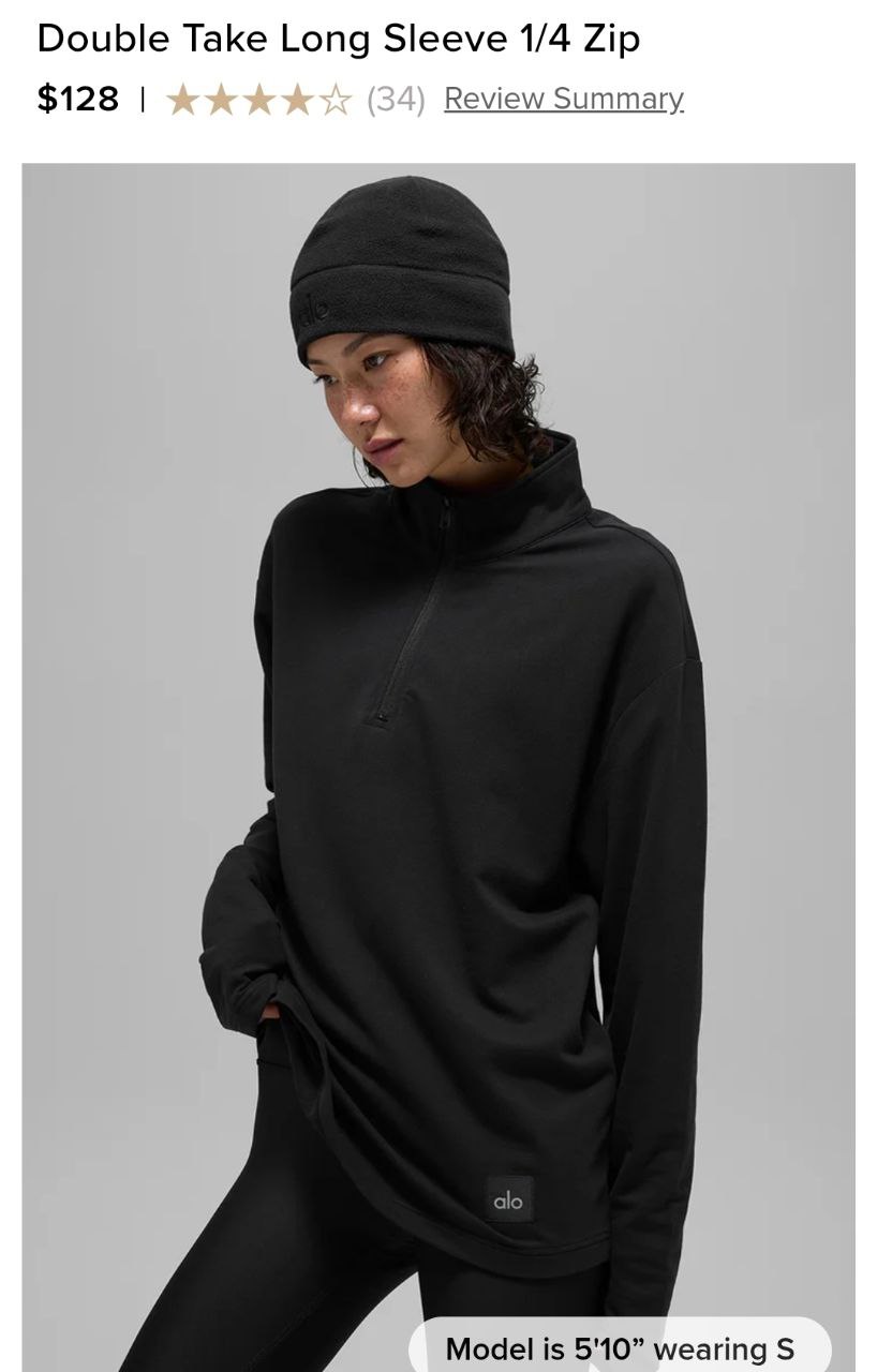 Double Take Long Sleeve 1/4 Zip