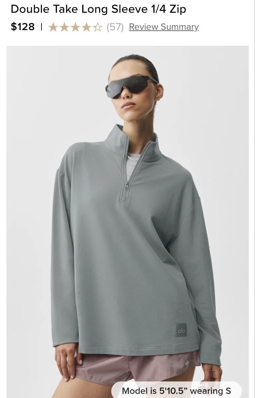 Double Take Long Sleeve 1/4 Zip