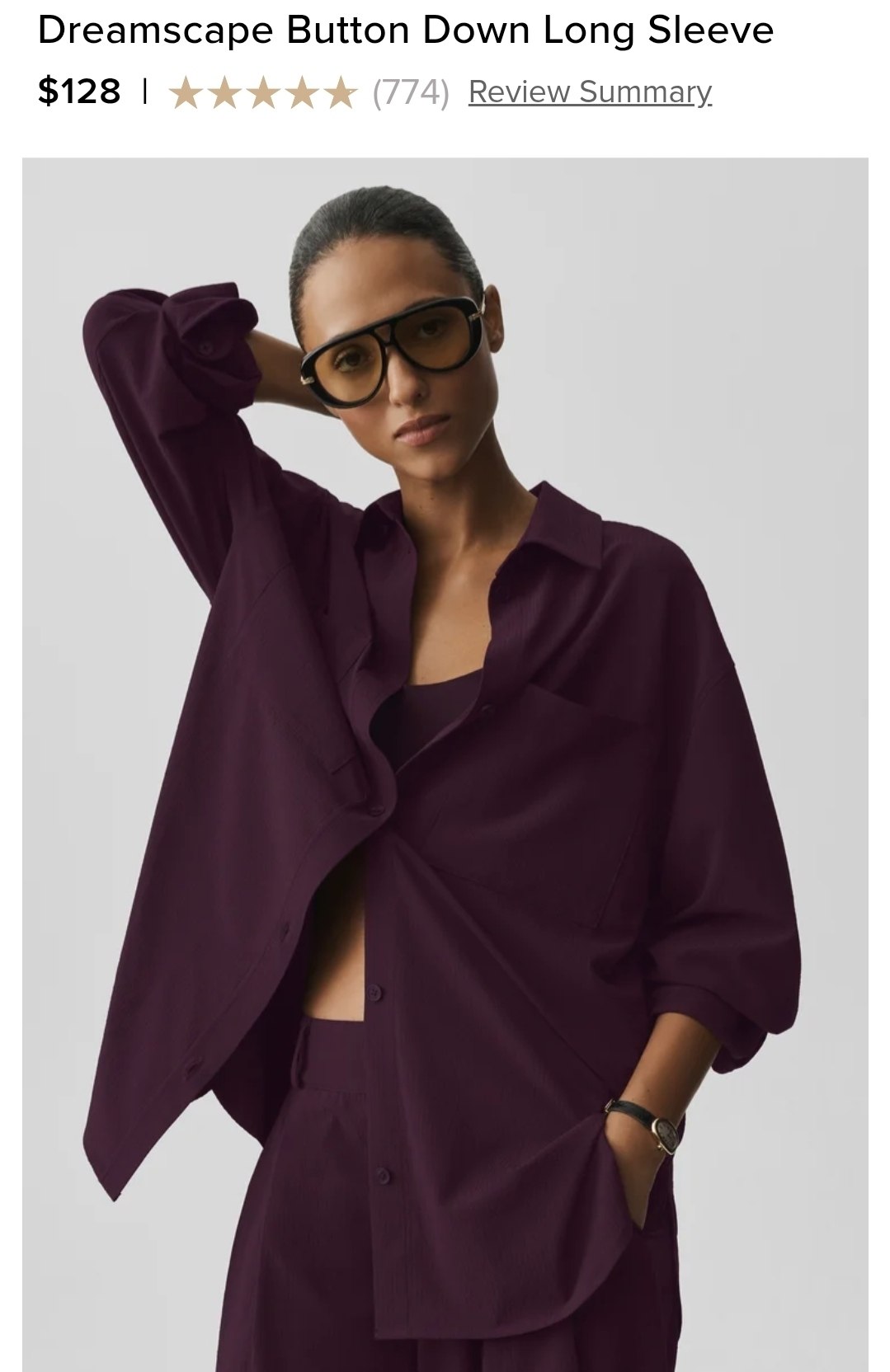 Dreamscape Button Down Long Sleeve