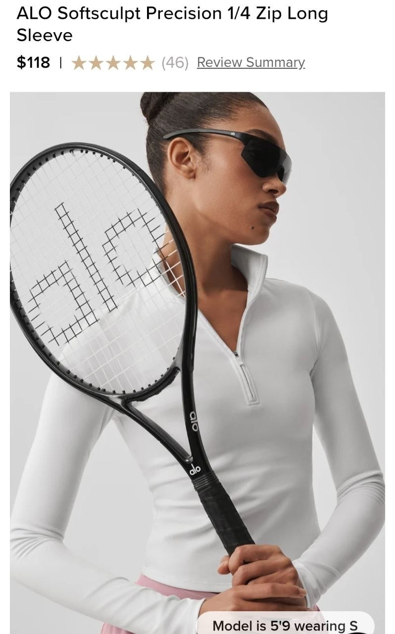 ALO Softsculpt Precision 1/4 Zip Long Sleeve