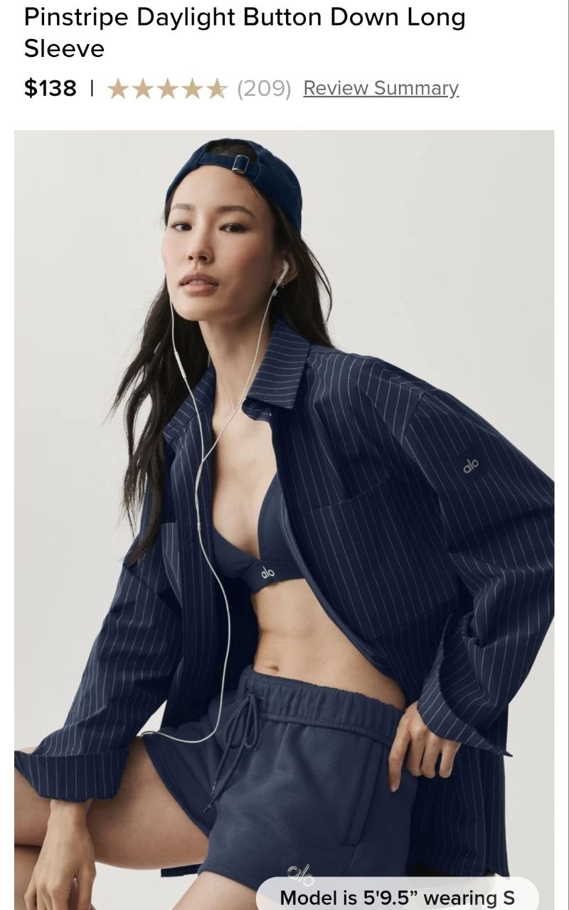 Pinstripe Daylight Button Down Long Sleeve