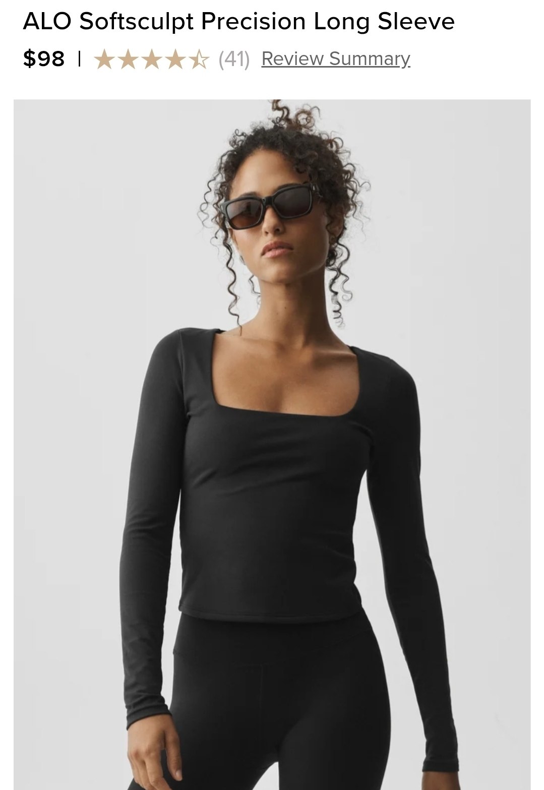 ALO Softsculpt Precision Long Sleeve