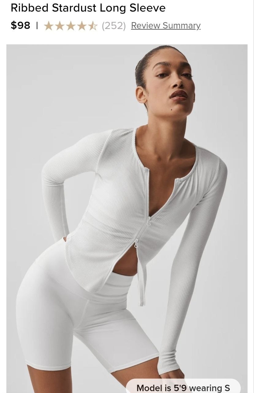 Ribbed Stardust Long Sleeve