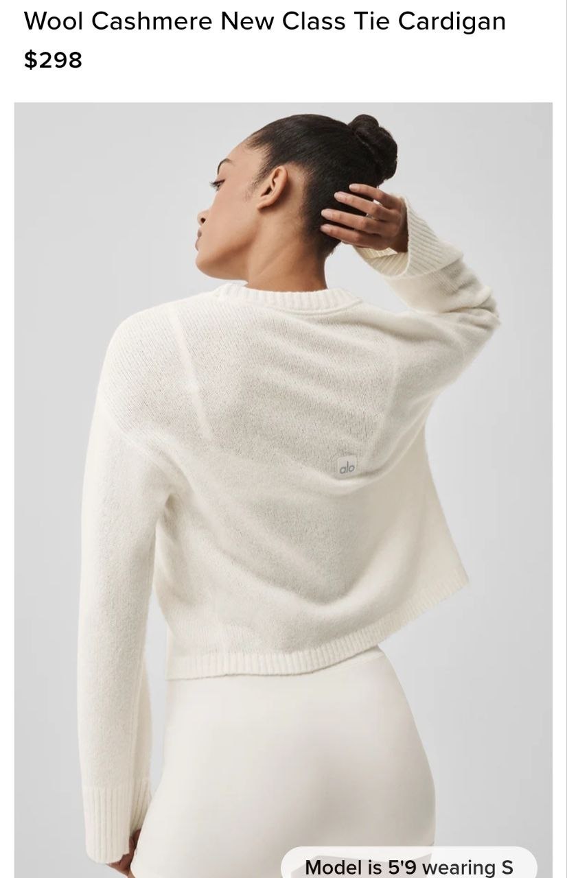 Wool Cashmere New Class Tie Cardigan