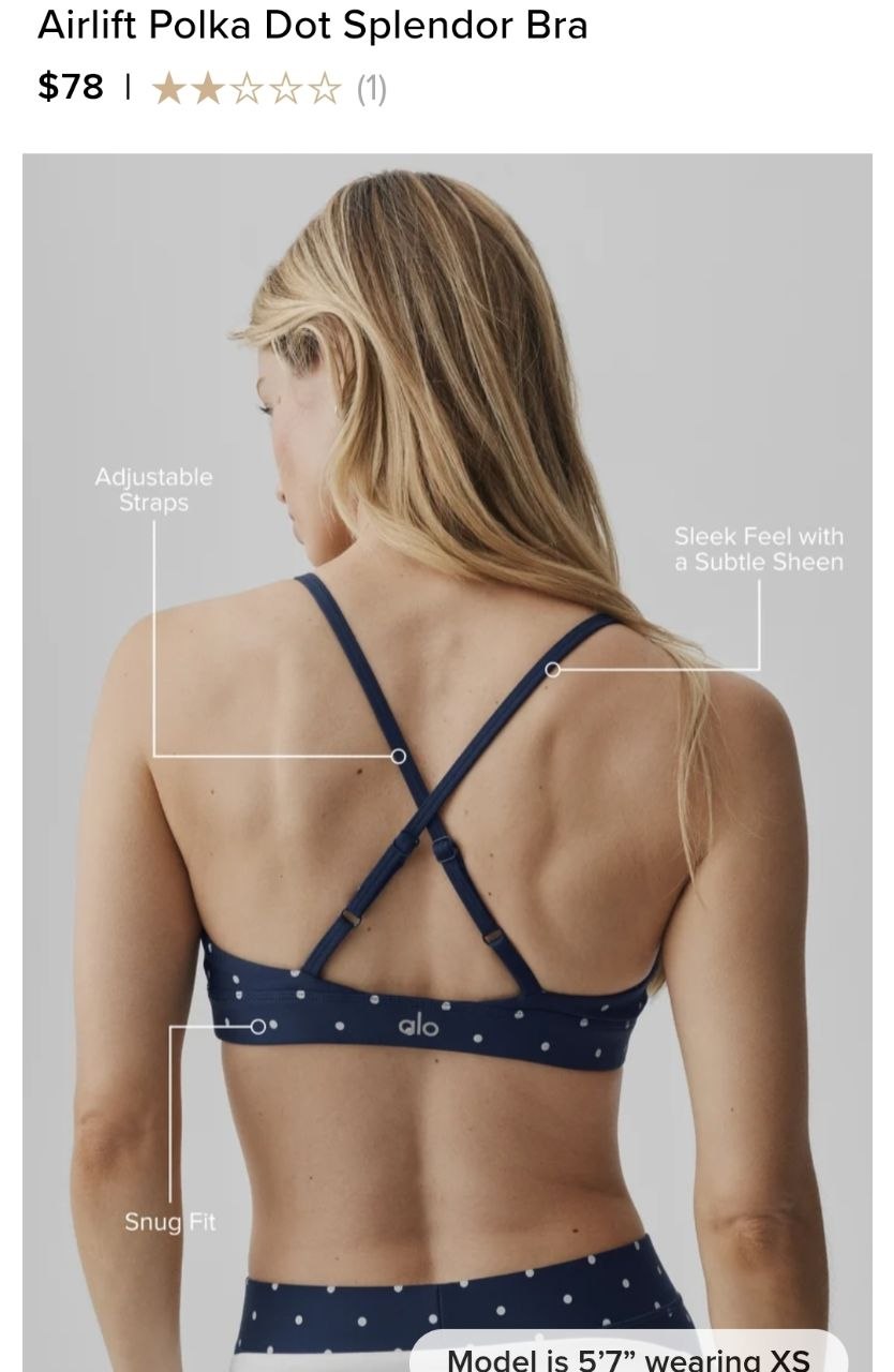Airlift Polka Dot Splendor Bra