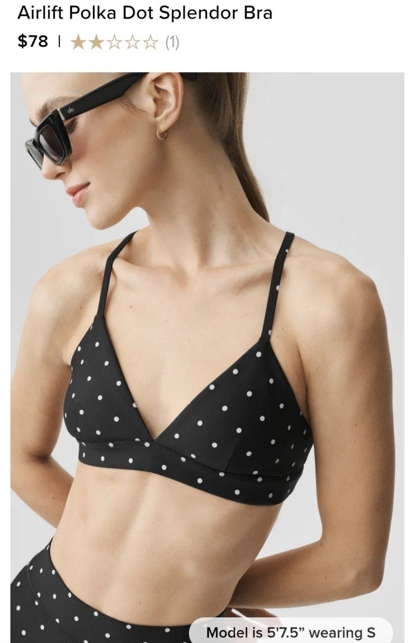 Airlift Polka Dot Splendor Bra