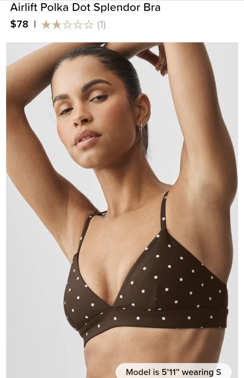 Airlift Polka Dot Splendor Bra