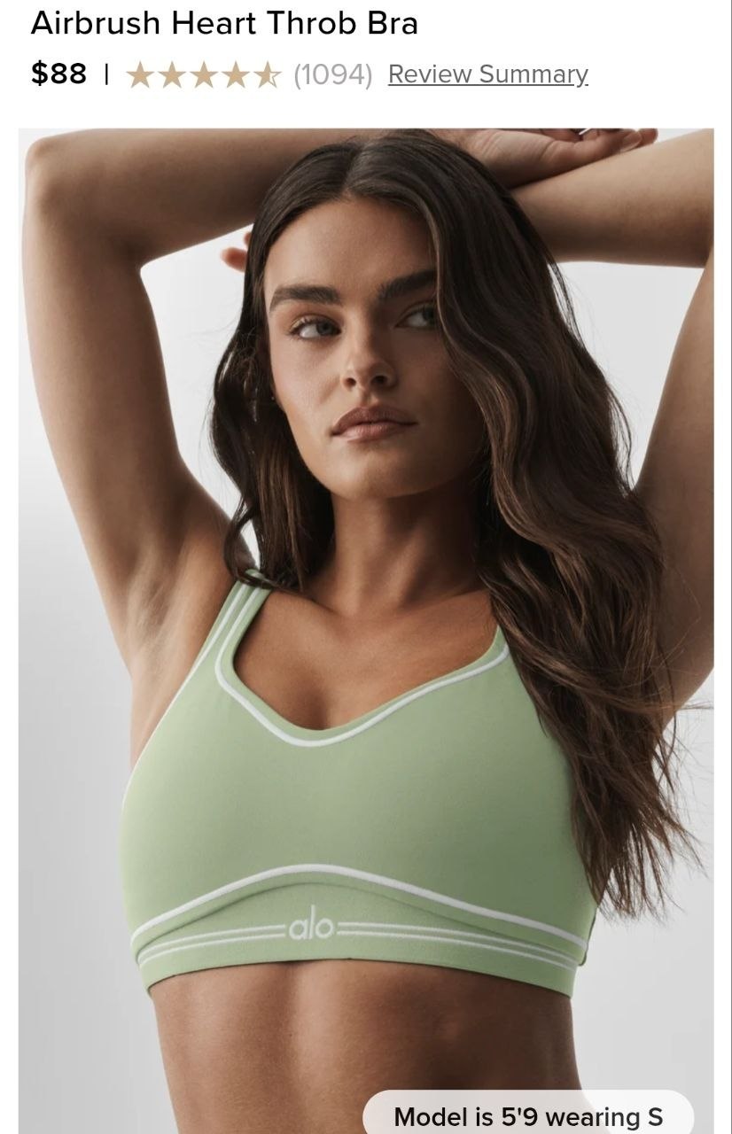 Airbrush Heart Throb Bra