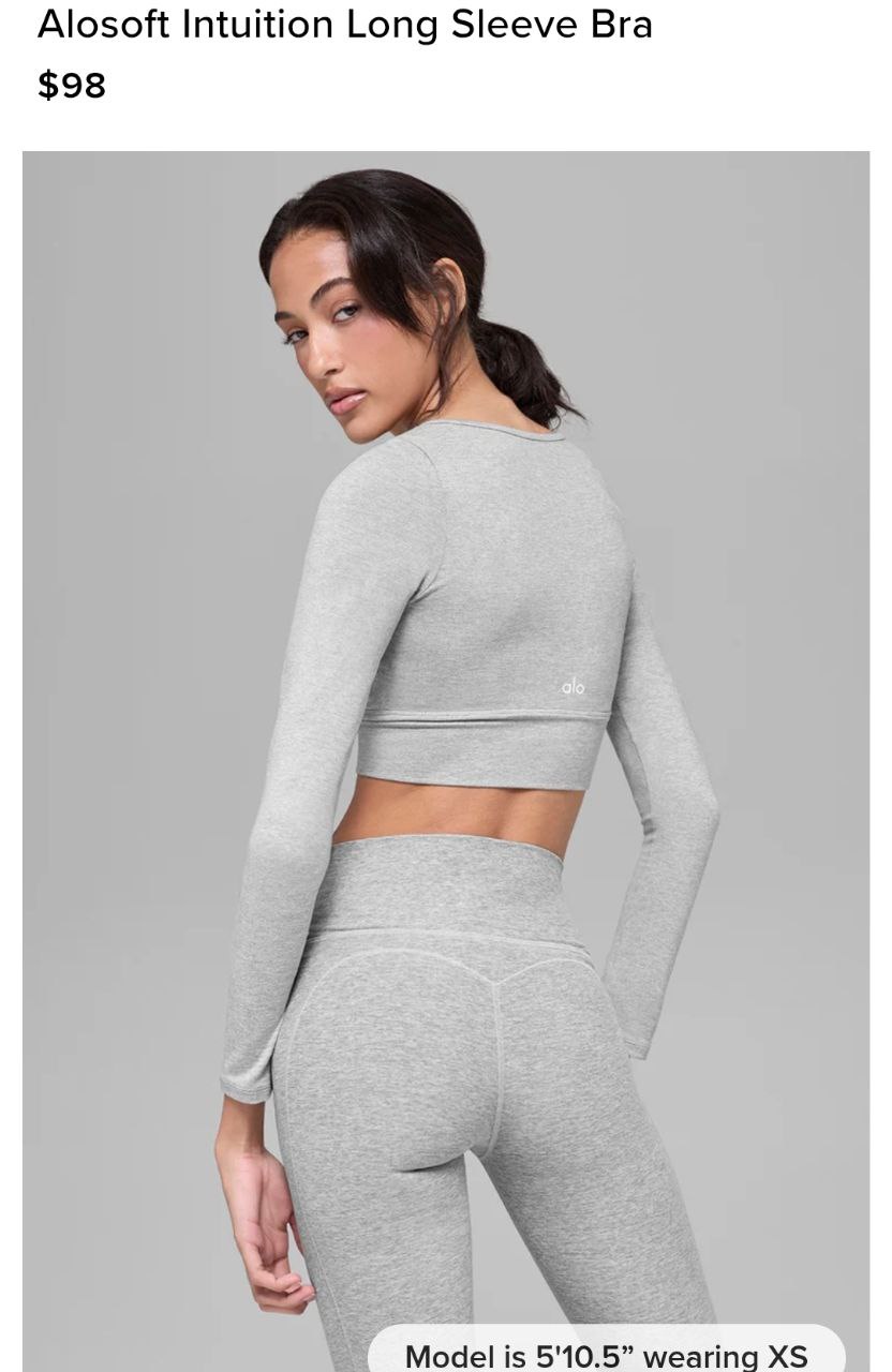 Alosoft Intuition Long Sleeve Bra