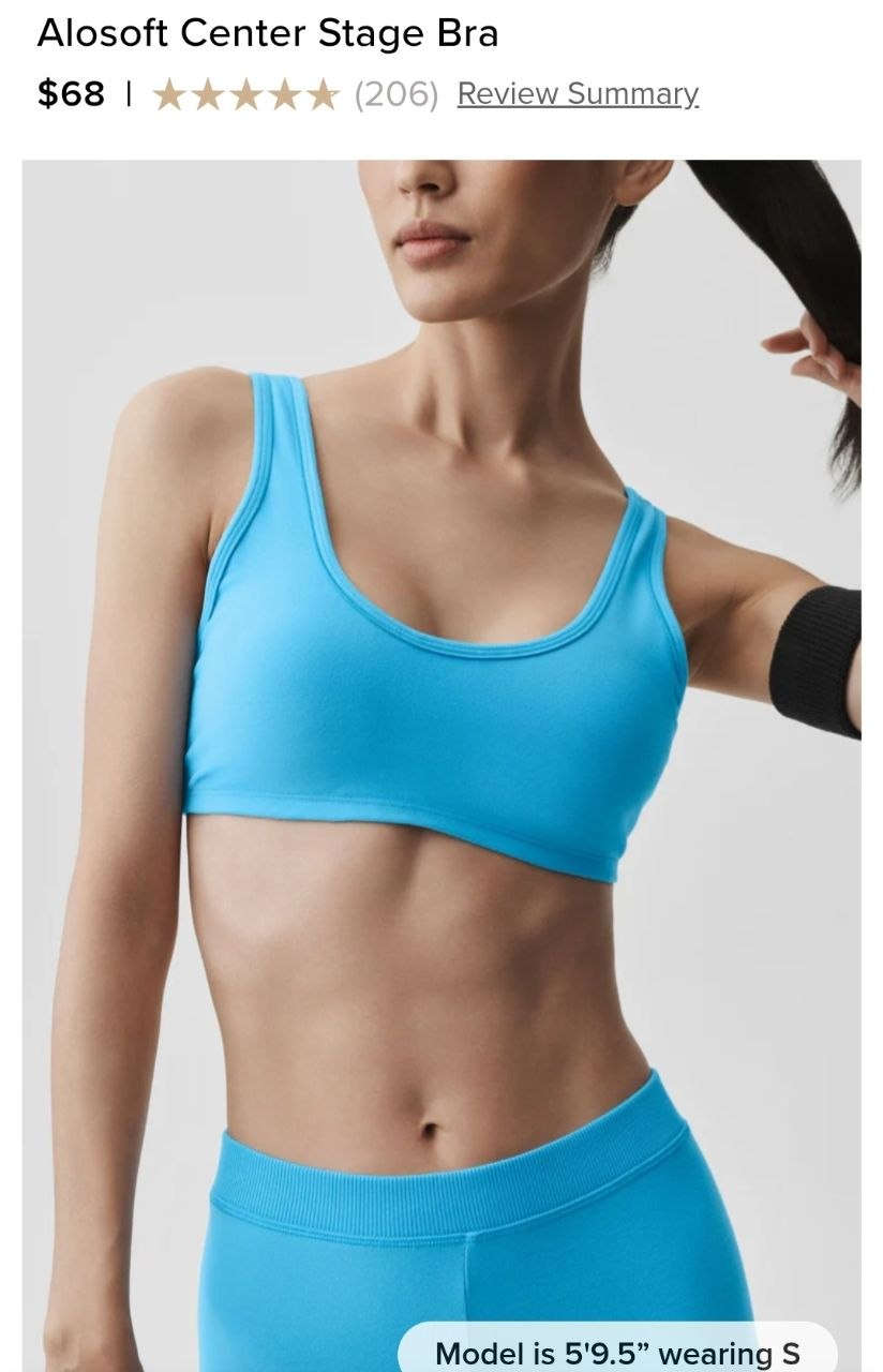 Alosoft Center Stage Bra