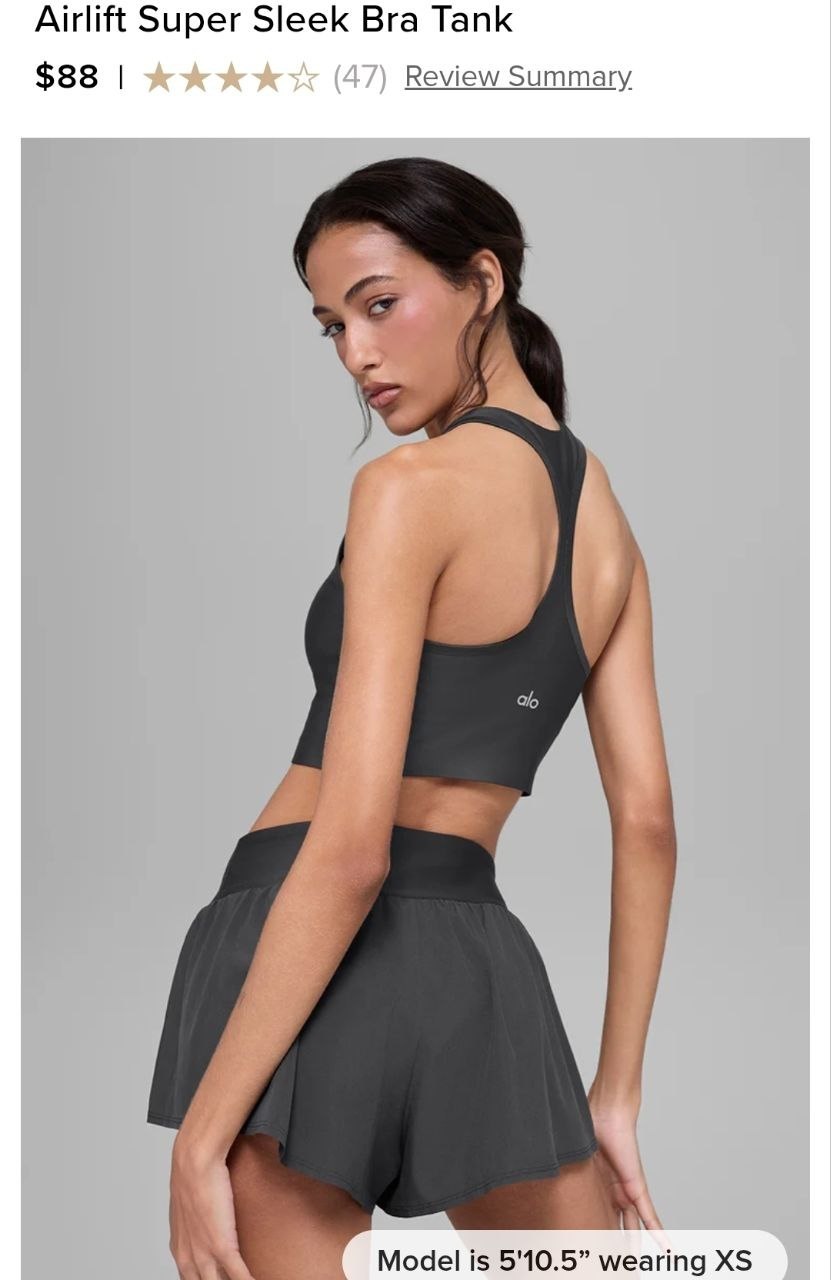 Airlift Super Sleek Bra Tank