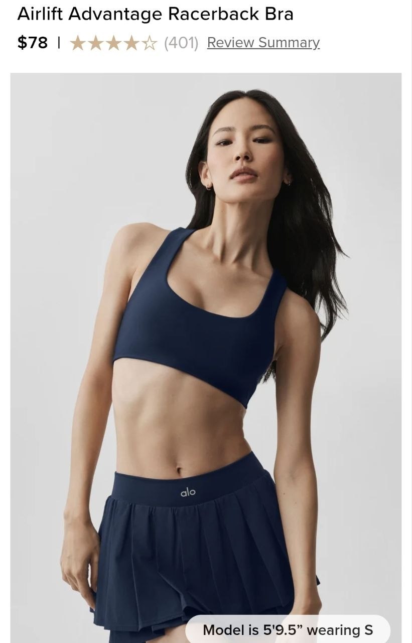 Airlift Advantage Racerback Bra