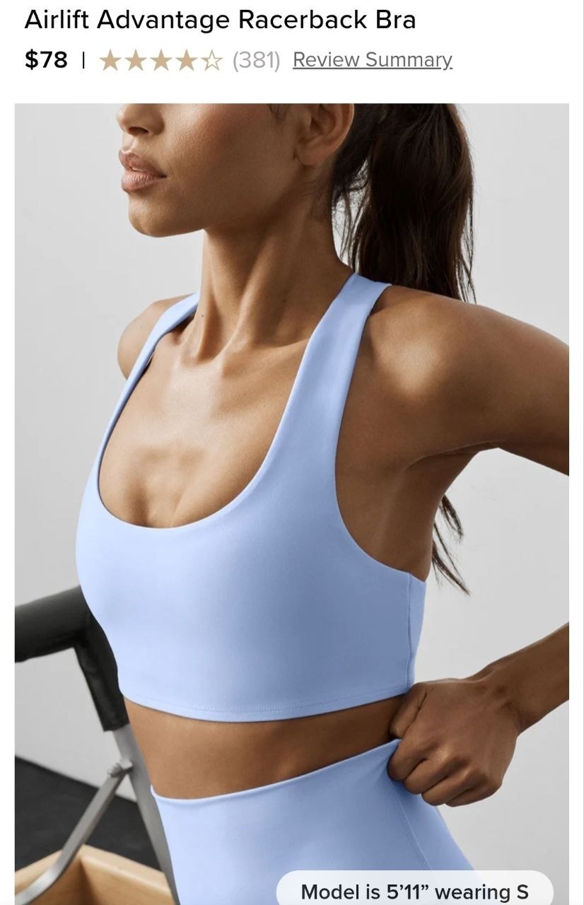Airlift Advantage Racerback Bra
