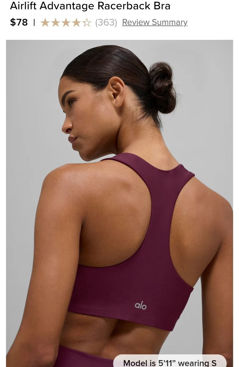 Airlift Advantage Racerback Bra